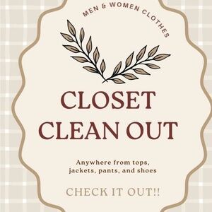 Closet Clean Out Poster